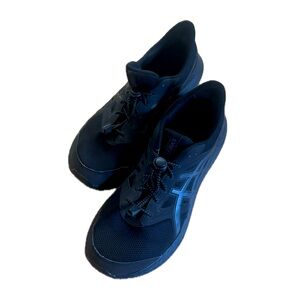 😎 Men’s Asics GEL-CONTEND® black running shoes in size 9 with new laces